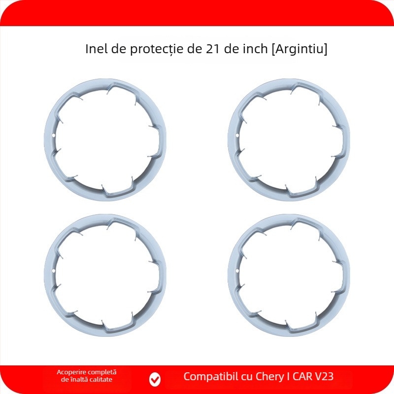 Capac central pentru roată pentru Chery iCAR V23, compatibil cu 19″ și 21″, material ABS+PC, Produs Nr. 25V23-19/21″