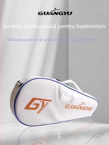 Rucsac pentru rachete de badminton, material PU, țesătură impermeabilă, marcă Guangyu, pentru adulți, potrivit pentru badminton/tenis și tenis de masă