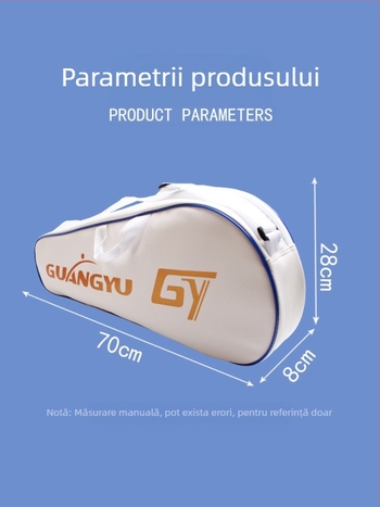 Rucsac pentru rachete de badminton, material PU, țesătură impermeabilă, marcă Guangyu, pentru adulți, potrivit pentru badminton/tenis și tenis de masă