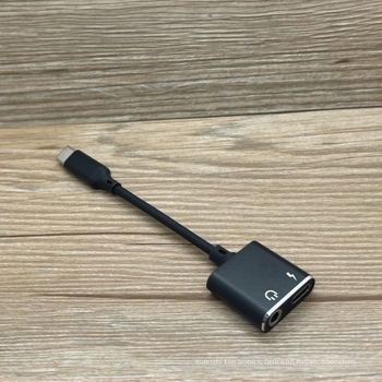 Adaptor Type-C pentru audio digital și cablu 2-în-1 pentru căști de 3,5 mm, încărcare rapidă, pentru telefoane cu Type-C