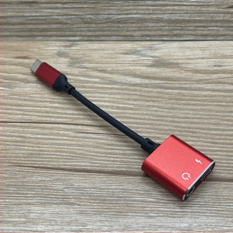 Adaptor Type-C pentru audio digital și cablu 2-în-1 pentru căști de 3,5 mm, încărcare rapidă, pentru telefoane cu Type-C