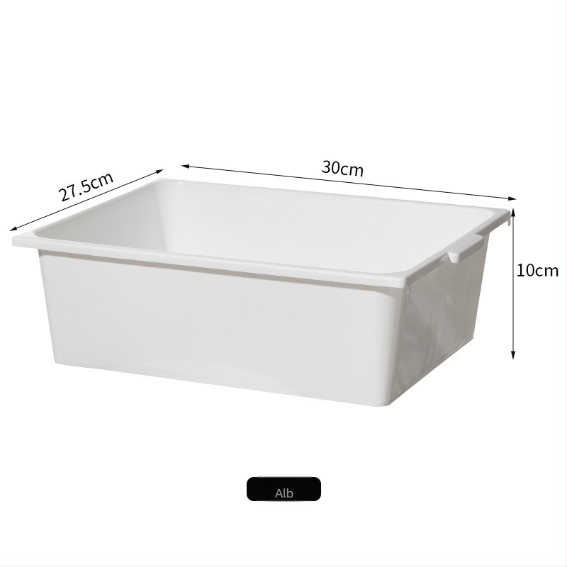 Coș de depozitare pentru jocuri și cosmetică pentru copii, capacitate mare, din plastic, personalizabil cu logo, stil pastoral (material: plastic; personalizare: disponibilă)