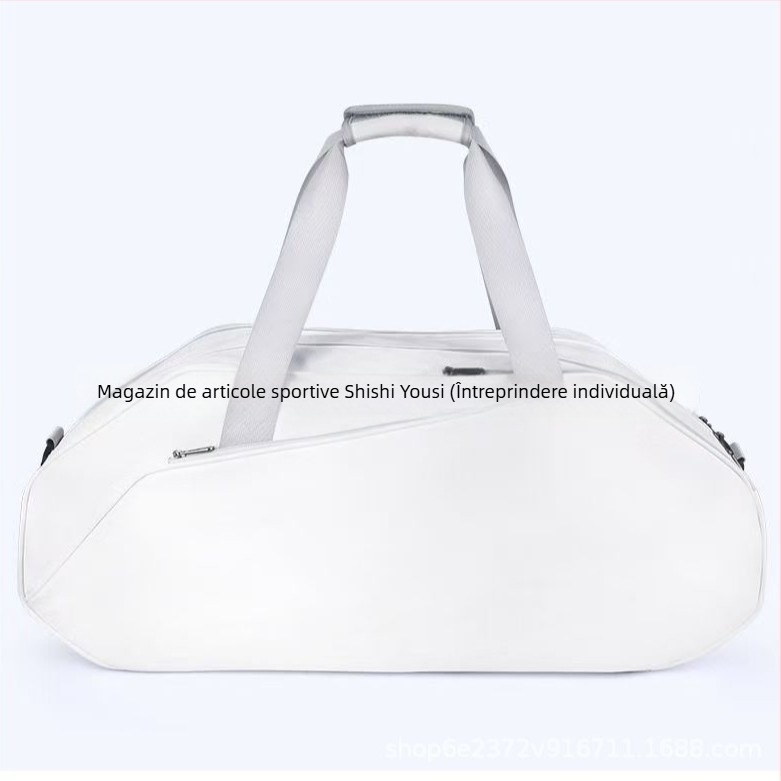 Geantă pentru rachete badminton și tenis - capacitate mare, PU material, impermeabilă, curea de umăr simplă, unisex