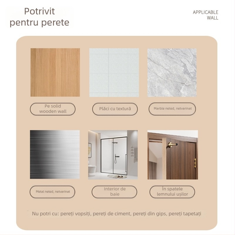 Cuier de perete pentru baie și hol, model 955, material aluminiu spațial, finisaj electroplacat, stil modern minimalist