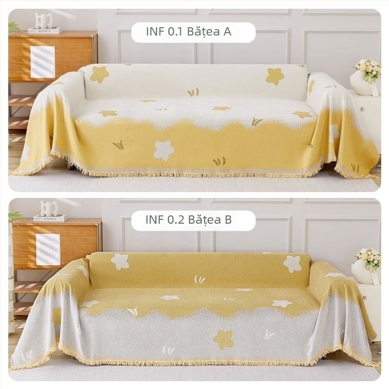  Husă pentru pernă de șezut, chenille, stil INS, imprimeu desen animat, design dintr-un singur element, pentru toate anotimpurile