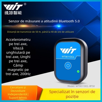 Senzor de unghi de înclinare BLE 5.0: accelerometru, giroscop, magnetometru