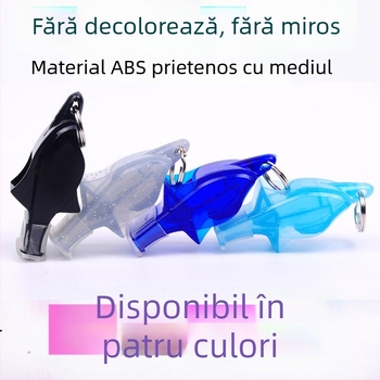 Fluier de delfin cu frecvență înaltă pentru sporturi în aer liber – material ABS, pachet de 500 buc., imprimare logo, categorie: Fluier, fără personalizare