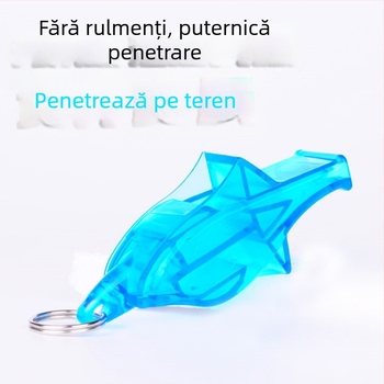 Fluier de delfin cu frecvență înaltă pentru sporturi în aer liber – material ABS, pachet de 500 buc., imprimare logo, categorie: Fluier, fără personalizare