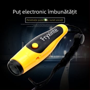 Fluier electronic pentru arbitru, cu trei tonuri, sunet puternic, ABS, pentru baschet și fotbal, utilizare în aer liber