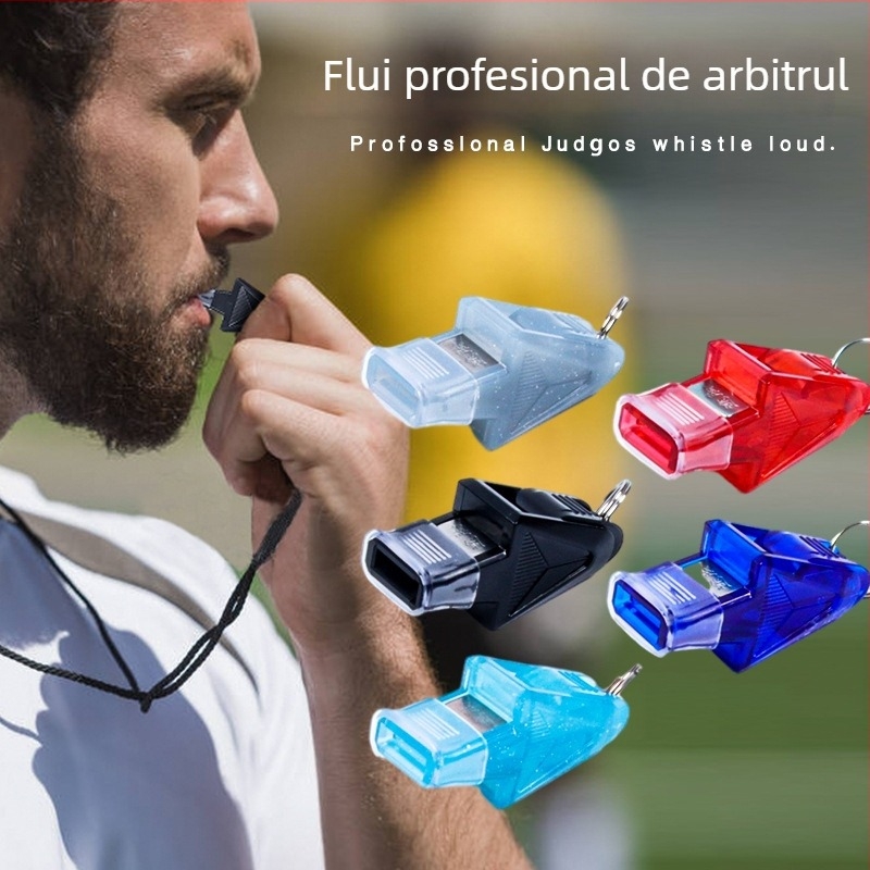 Fluier triunghiular, în ton înalt, din ABS, Wei Yan, pentru antrenamente de baschet și arbitraj