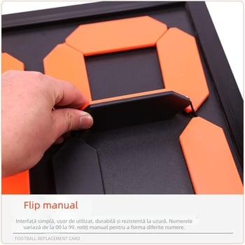 Cardă de înlocuire pentru fotbal, cu două fețe, Liming, material PP, logo personalizabil (Liming, material PP, fotbal, două fețe, logo personalizabil)