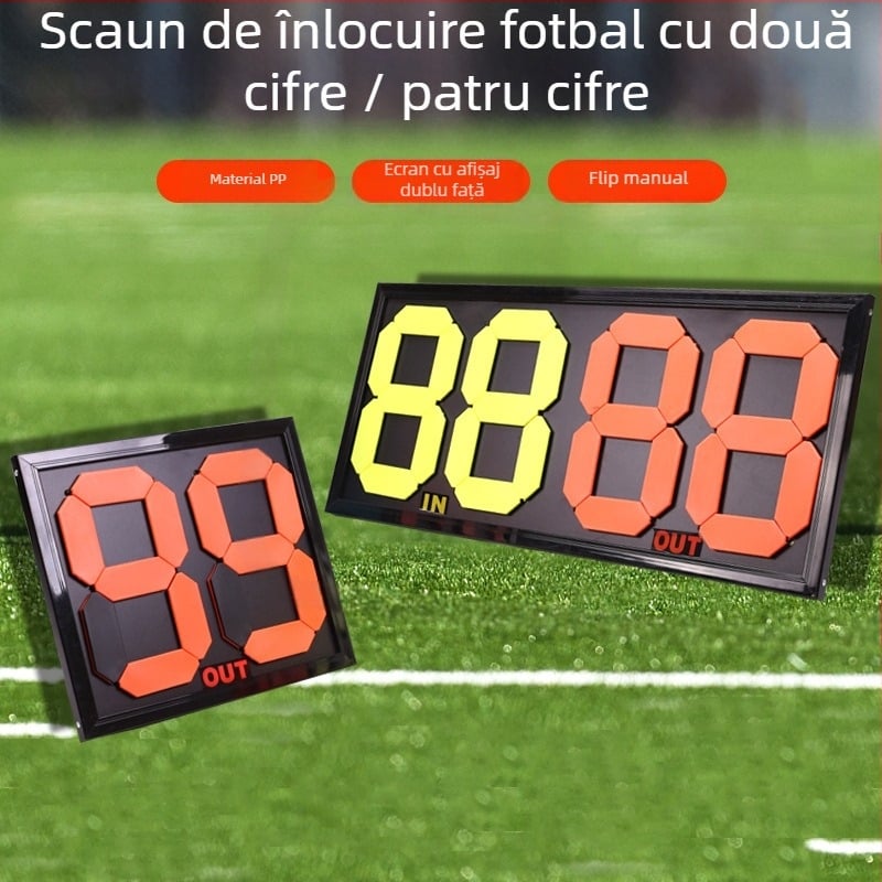 Cardă de înlocuire pentru fotbal, cu două fețe, Liming, material PP, logo personalizabil (Liming, material PP, fotbal, două fețe, logo personalizabil)
