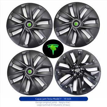 Capac de jantă pentru Tesla Model Y/3 – plastic, personalizabil, compatibil cu Model Y/3, Origine Guangzhou
