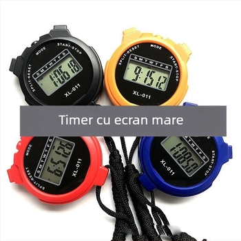 Cronometru electronic - mysports, carcasă ABS, funcție pauză, cronometru/timer