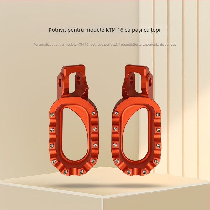 Pedale din aliaj de aluminiu pentru motociclete off-road, compatibile KTM/Husqvarna EXC/SXF 16-23