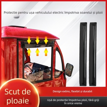 Acoperiș de ploaie pentru triciclu electric și vehicul cu patru roți | material plastic | fără personalizare