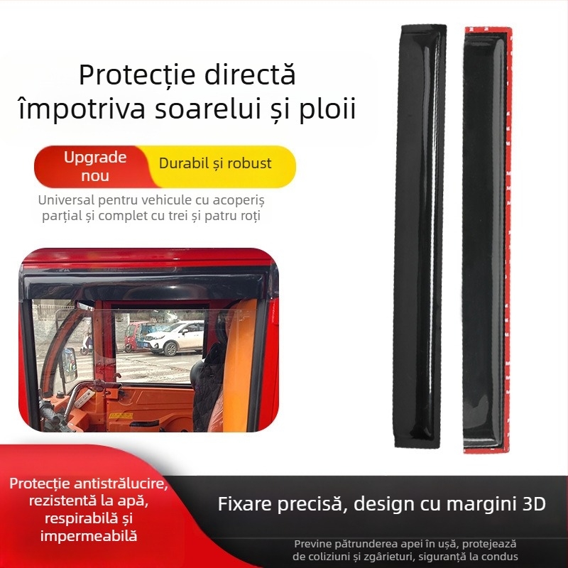 Acoperiș de ploaie pentru triciclu electric și vehicul cu patru roți | material plastic | fără personalizare