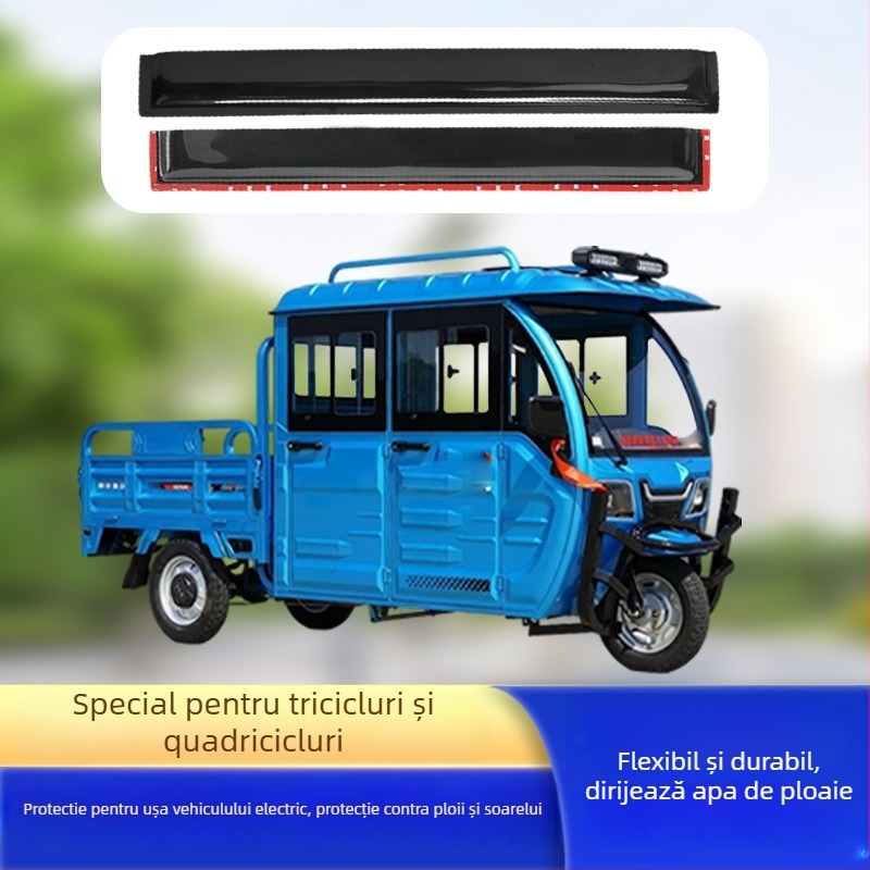 Acoperiș de ploaie pentru triciclu electric și vehicul cu patru roți | material plastic | fără personalizare