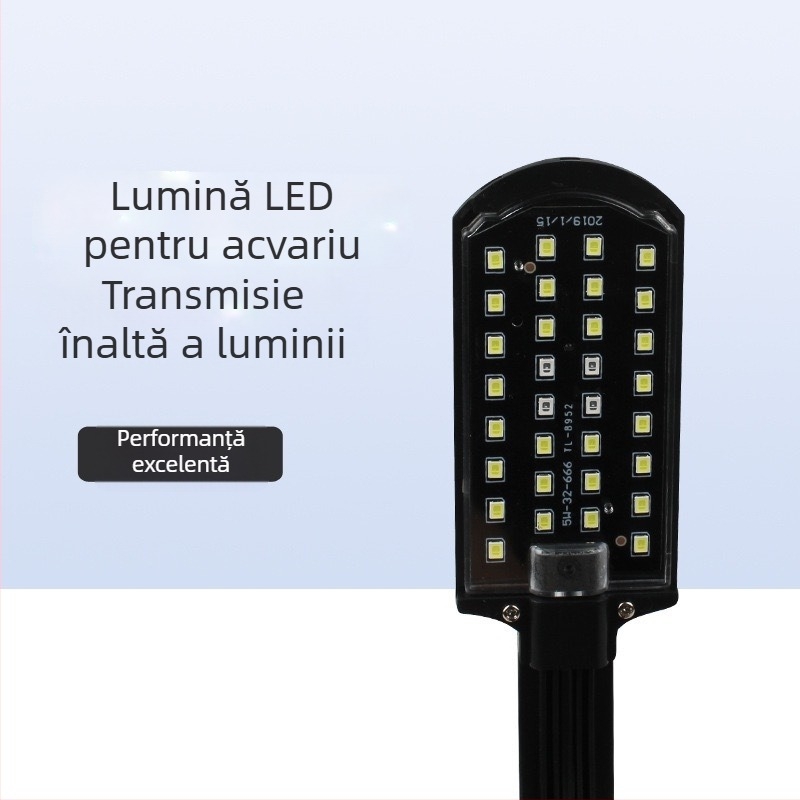 Lampa clip Oster pentru acvariu LED, 5W, Greutate 2, Fără import