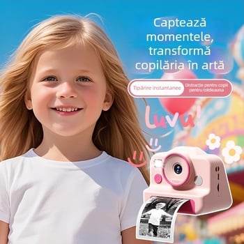 Cameră pentru copii cu imprimare CP01 – LCD de 2,4 inch, 48MP, card TF, carcasă ABS