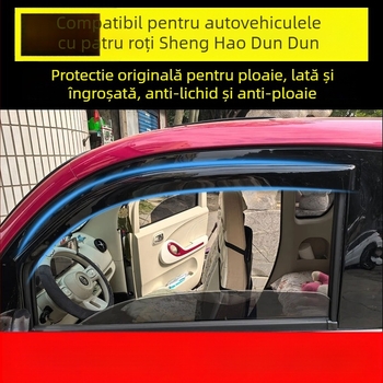 Vizor de ploaie pentru modelul Sheng Ang Dun Dun – material PU, fără personalizare