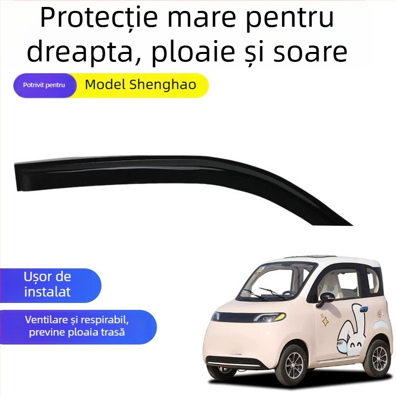 Vizor de ploaie pentru modelul Sheng Ang Dun Dun – material PU, fără personalizare