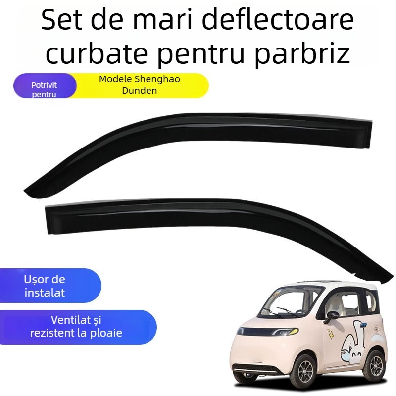 Vizor de ploaie pentru modelul Sheng Ang Dun Dun – material PU, fără personalizare