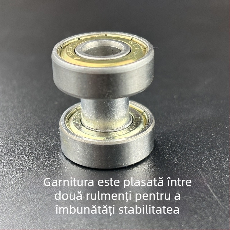 Accesorii pentru role: roți din aluminiu, cu un singur rând, partea superioară PVC, talpă TPR, categorie: role