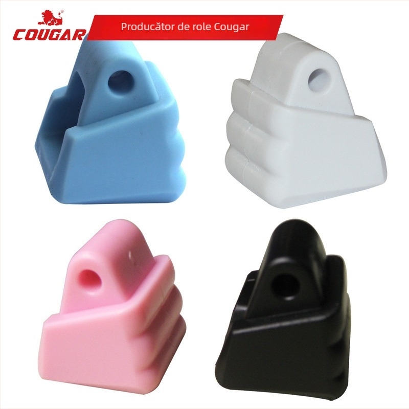 Cap de frână pentru role copii Cougar — partea superioară PU, roți PU, șină cu un singur rând, talpă din tendon de vită