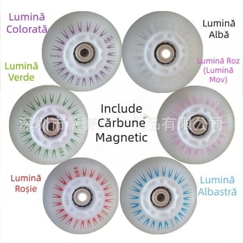 Patine pentru copii cu roți PU luminoase, partea superioară PU, rând unic