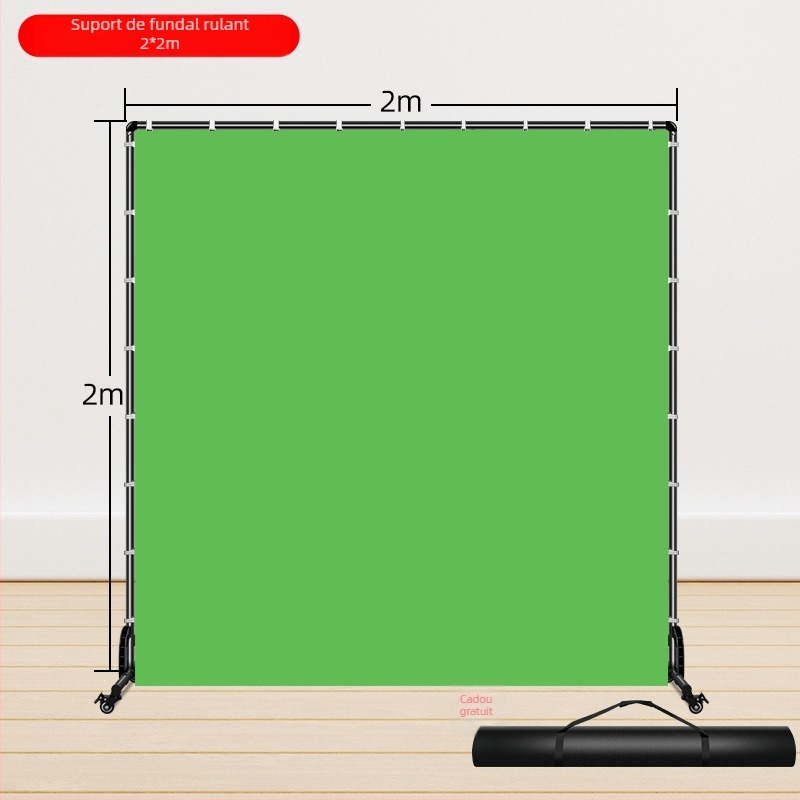 Stativ pentru fundal pentru streaming - structură din poliester, potrivit pentru filmări în direct, brand Lei Photo, greutate 6 kg