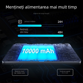 Tableta X30 cu 5G, Android, procesor quad-core, cameră 13 MP cu ecran HD pentru protecție a ochilor