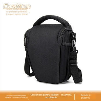 Geantă pentru cameră cu curea de umăr/crossbody, pentru DSLR și Mirrorless, impermeabilă, din poliester