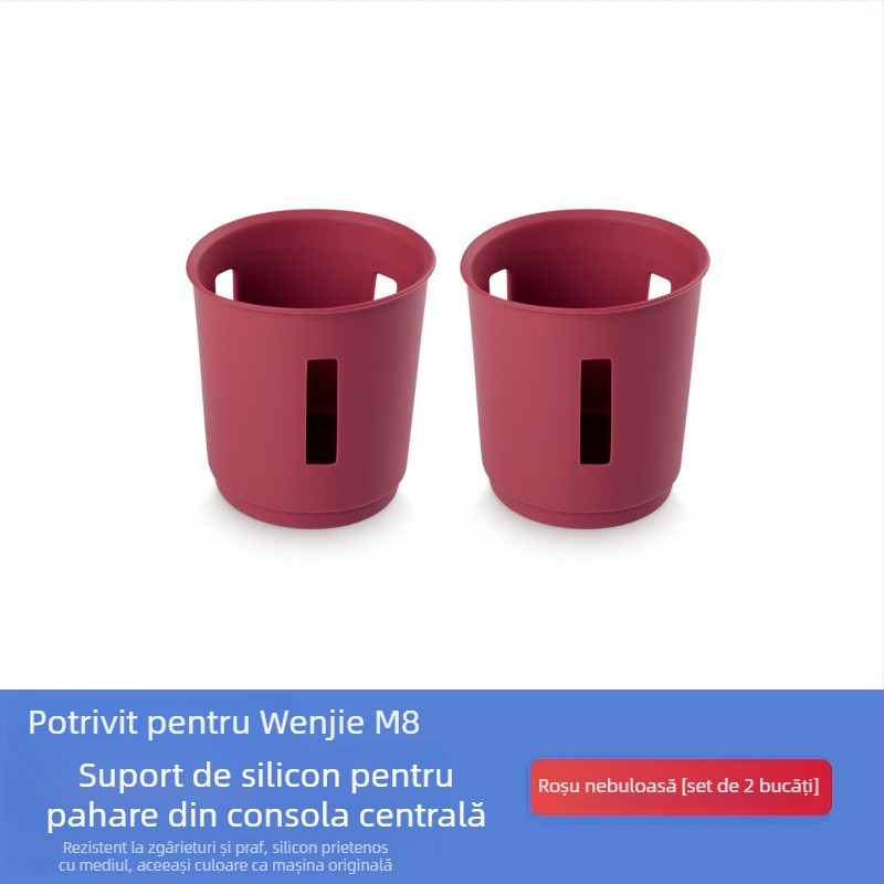 Covoraș din silicon anti-derapant pentru consola centrală, suport pentru pahare XW-014