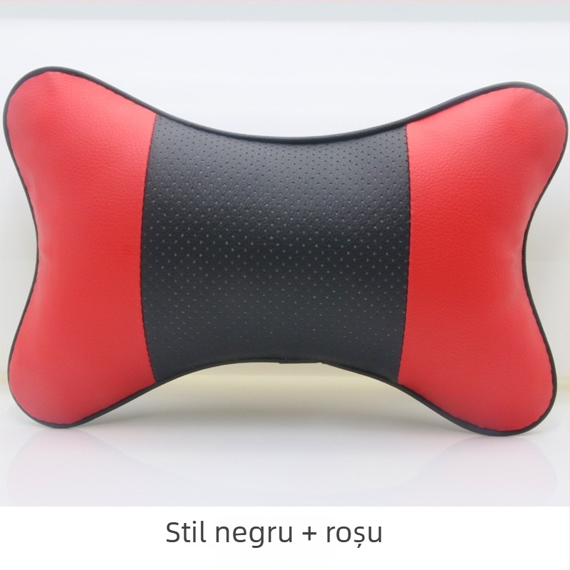 Pernă pentru capul scaunului auto din piele artificială, umplutură din bumbac, pentru toate anotimpurile, stil simplu