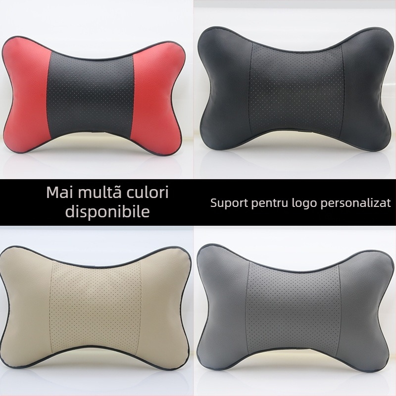 Pernă pentru capul scaunului auto din piele artificială, umplutură din bumbac, pentru toate anotimpurile, stil simplu