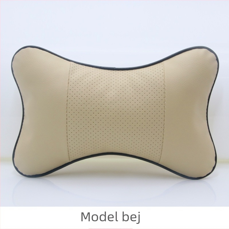 Pernă pentru capul scaunului auto din piele artificială, umplutură din bumbac, pentru toate anotimpurile, stil simplu