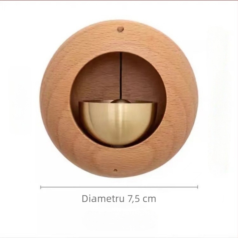 Pandantiv clopot de ușă cu montaj cu ventuză — design modern minimalist pentru intrare