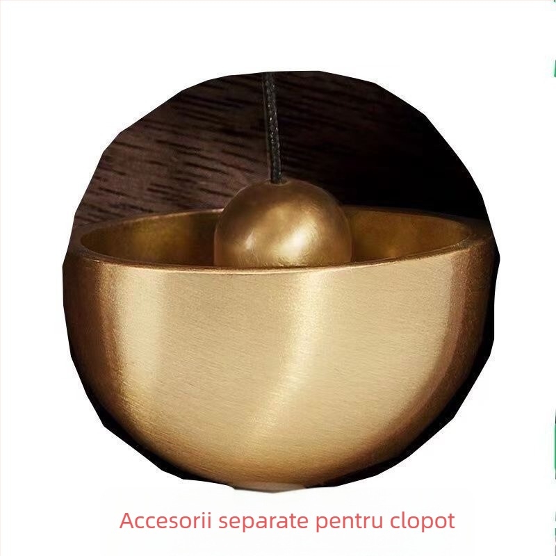 Pandantiv clopot de ușă cu montaj cu ventuză — design modern minimalist pentru intrare