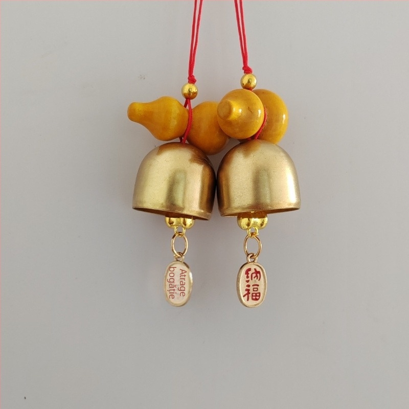 Pandantiv DIY cu clopoțel — metal, decor pentru Crăciun și Anul Nou, stil modern minimalist, brand Unique