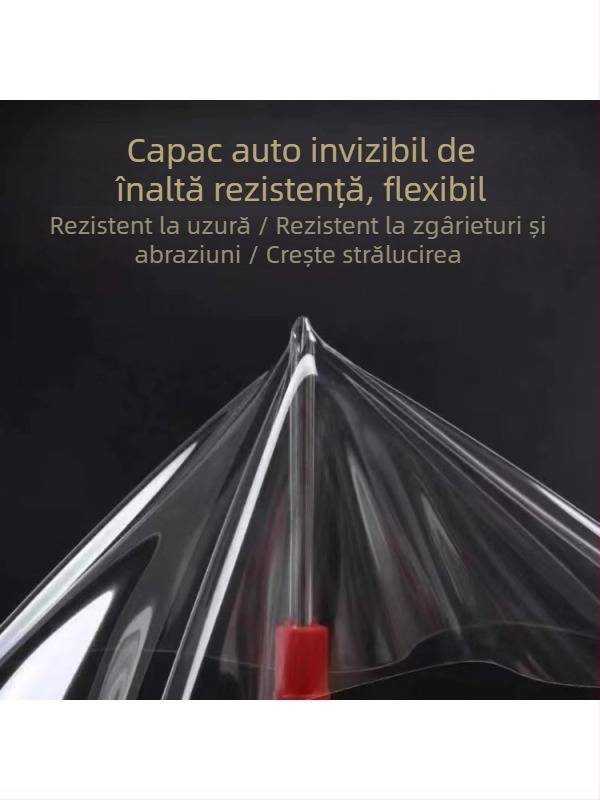 Folie TPU pentru wrap auto, folie protector transparentă pentru întregul vehicul, anti-zgârieturi pentru mașini și motociclete electrice, garanție de 5 ani