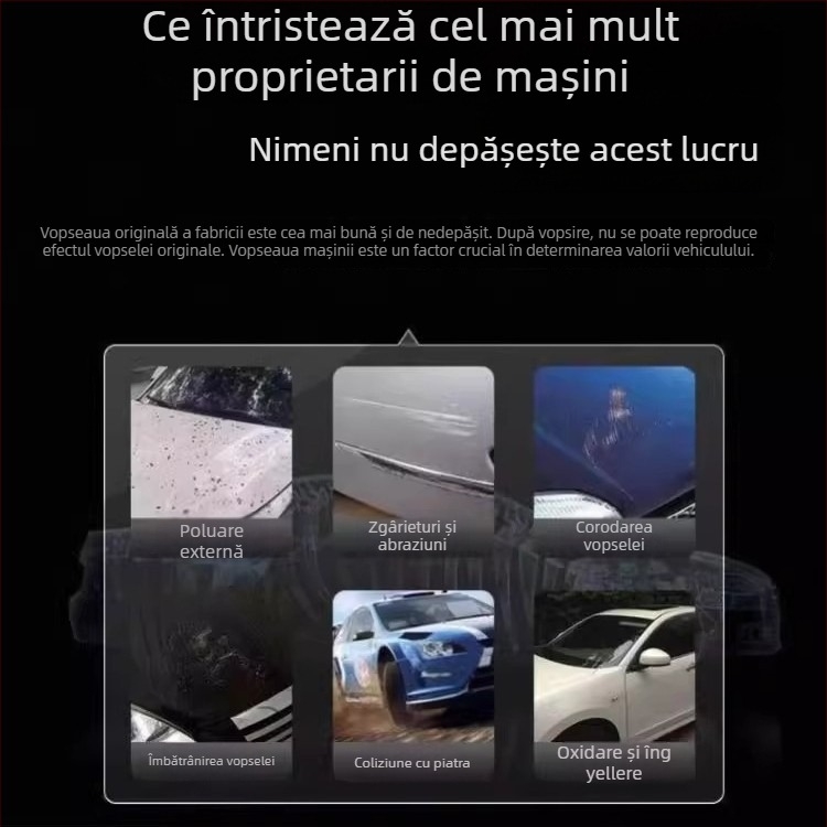 Folie TPU pentru wrap auto, folie protector transparentă pentru întregul vehicul, anti-zgârieturi pentru mașini și motociclete electrice, garanție de 5 ani
