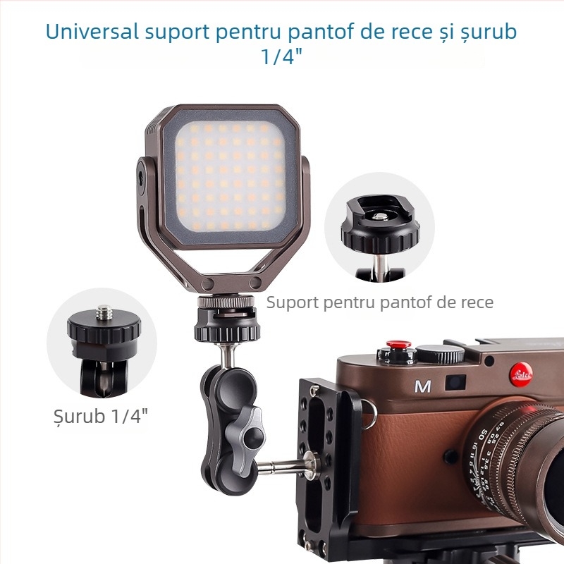 Magic Arm pentru telefon mobil și monitor, cu ball head – încărcare până la 1,5 kg, greutate 145 g, materiale: oțel inoxidabil și aliaj de aluminiu