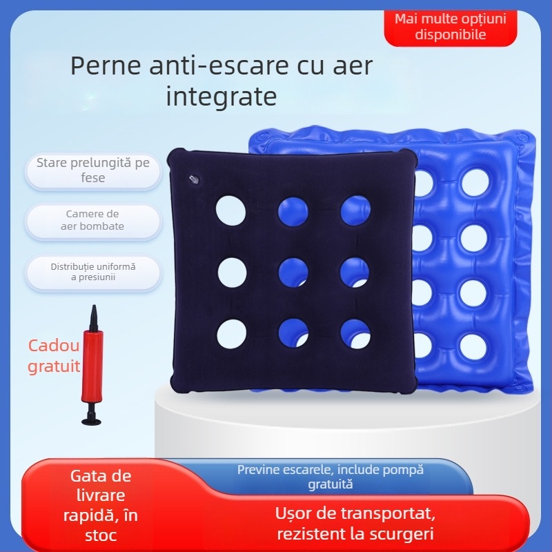 Perne pentru pacienți imobilizați – pernă PVC neinflabilă pentru prevenirea escarelor