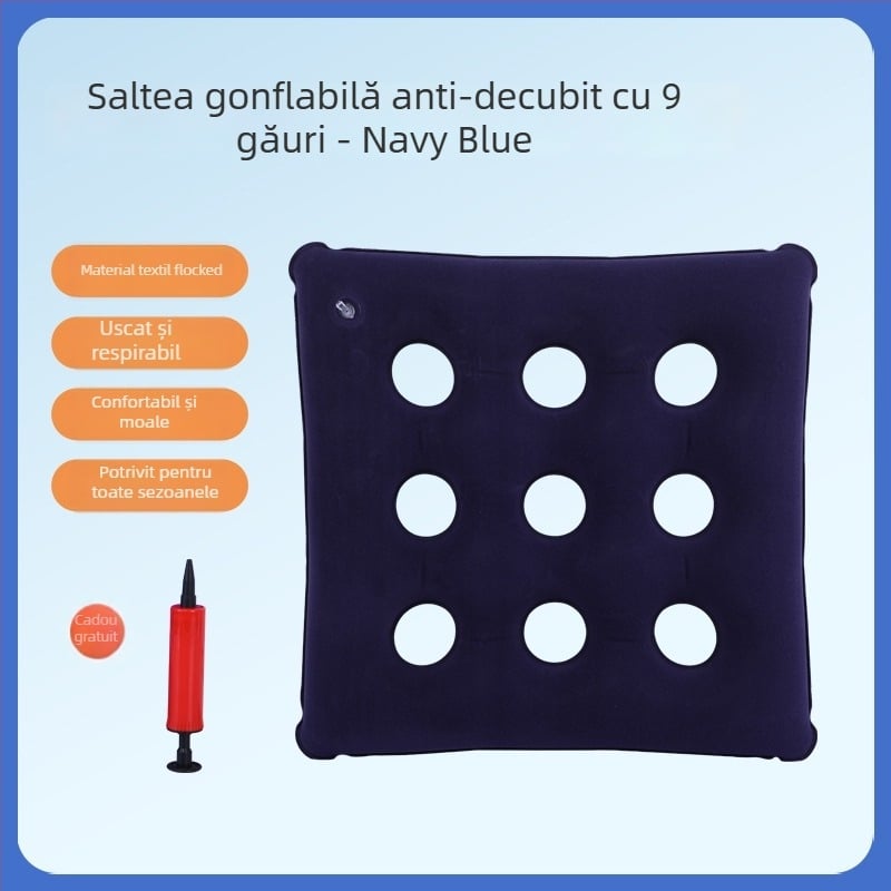 Perne pentru pacienți imobilizați – pernă PVC neinflabilă pentru prevenirea escarelor