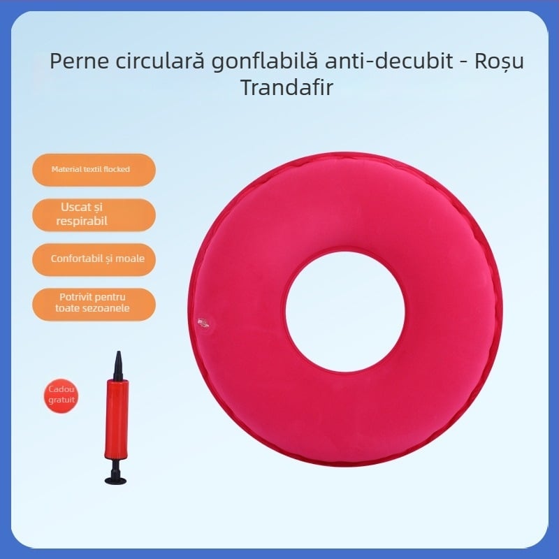 Perne pentru pacienți imobilizați – pernă PVC neinflabilă pentru prevenirea escarelor