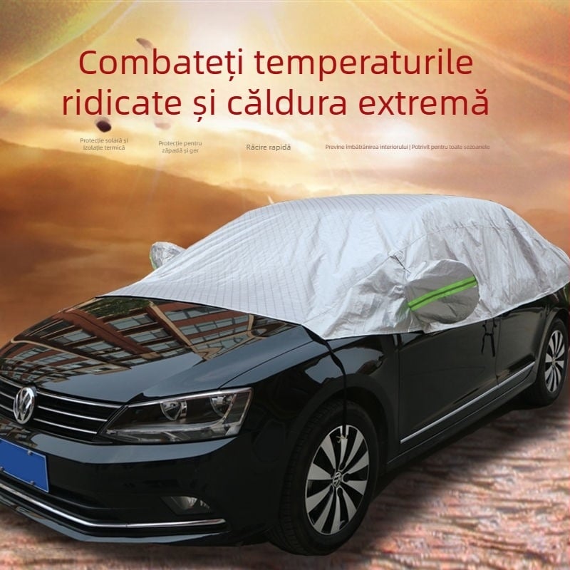 Husă auto, material din folie de aluminiu, potrivire universală, procesare personalizabilă, Han Fan Vision