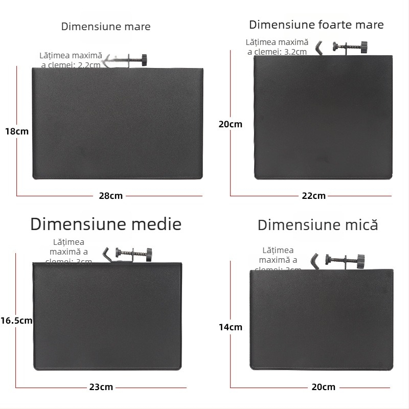 Stativ metalic pentru microfon cu tavă pentru card de sunet, model Sound Card Tray, de la HZM&C, pentru streaming live