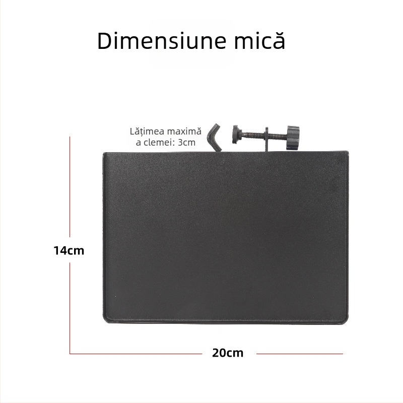 Stativ metalic pentru microfon cu tavă pentru card de sunet, model Sound Card Tray, de la HZM&C, pentru streaming live