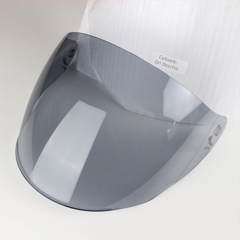 Lentile pentru vizieră la cască pentru half-helmet — lentile modificate, compatibile LS2 OF608, procesare personalizată disponibilă